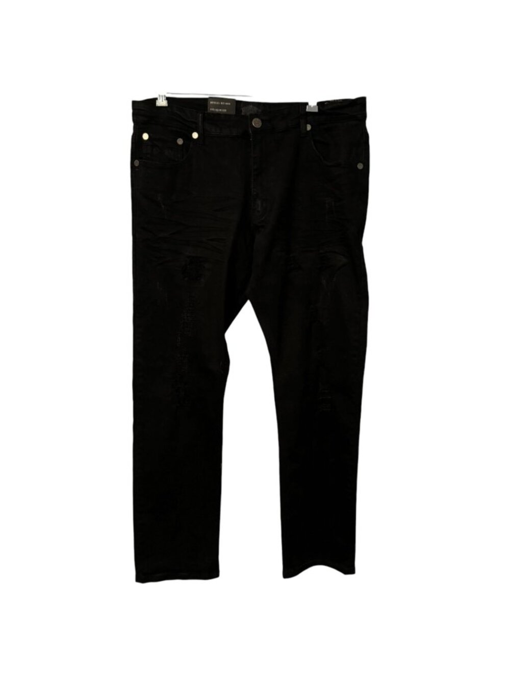 Montero Jeans Slim Fit Black Denim Pants Size 38 Waist 32 Length Mens Jeans